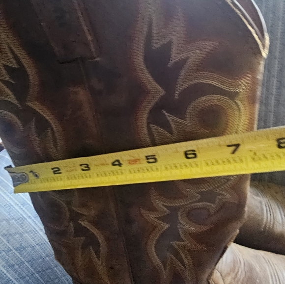Justin Size 10.5 Mens Cowboy Boots - Picture 4 of 11